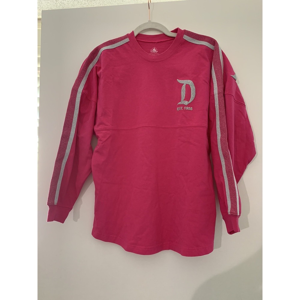 Disney Parks Disneyland Resort Spirit Jersey Adult XSmall Pink Sparkles NWOT
